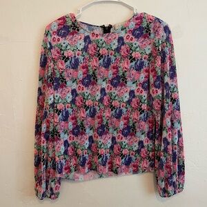 WAYF Floral Long Sleeve Top
